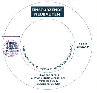 descargar álbum Einstürzende Neubauten - Nag Nag Nag