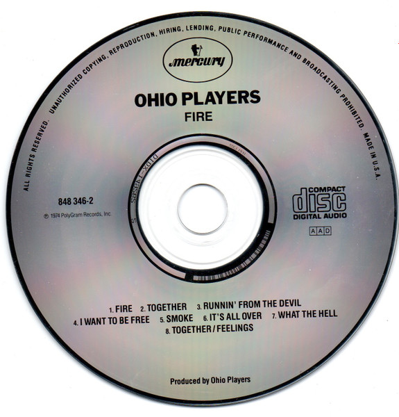 Ohio Players – Fire (CD) - Discogs