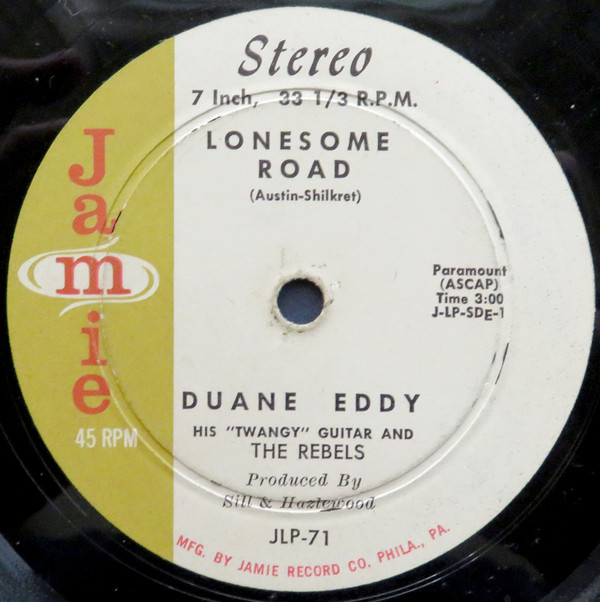 Album herunterladen Duane Eddy His Twangy Guitar And The Rebels - Lonesome Road I Almost Lost My Mind