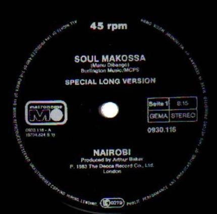 Nairobi – Soul Makossa (1983, Vinyl) - Discogs