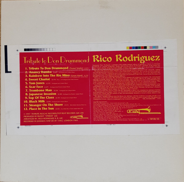 Rico – Tribute To Don Drummond (1997, CD) - Discogs