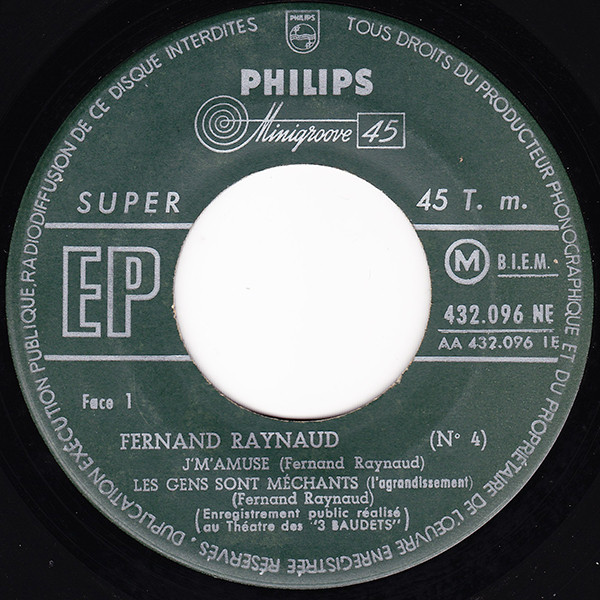 descargar álbum Fernand Raynaud - 4 JMAmuse