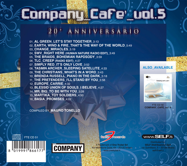 ladda ner album Mauro Tonello Presenta Various - Company Café Vol 5 20 Anniversario