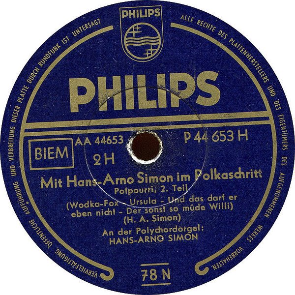 baixar álbum HansArno Simon - Mit Hans Arno Simon Im Polkaschritt