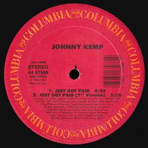 Johnny Kemp - Just Got Paid album cover
