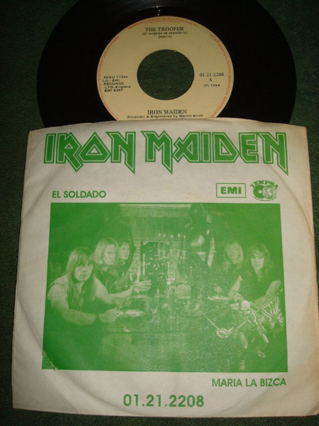 RGM1068 Iron Maiden The Trooper plaqué or 12 LP 
