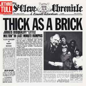 Jethro Tull - Thick As A Brick album cover