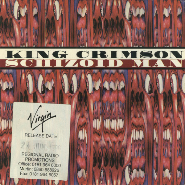 King Crimson – Schizoid Man (1996, CD) - Discogs