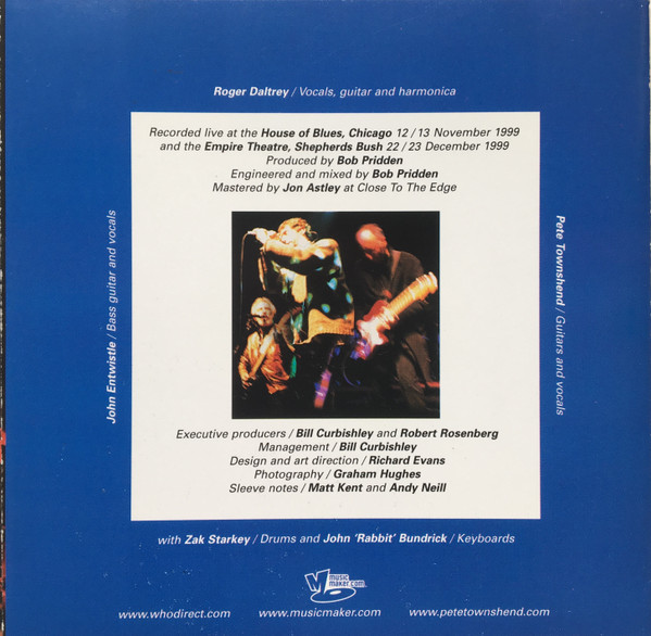 baixar álbum The Who - The Who Live The Blues To The Bush1999