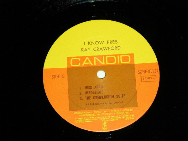 last ned album Ray Crawford - I Know Pres