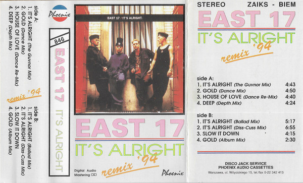 baixar álbum East 17 - Its Alright Remix 94