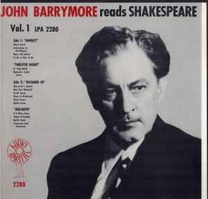 John Barrymore - John Barrymore Reads Shakespeare Vol.1