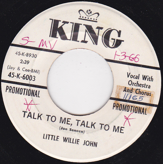 Little Willie John - Talk To Me, Talk To Me | Releases | Discogs