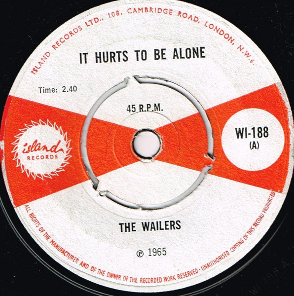 The Wailers – It Hurts To Be Alone / Mr. Talkative (1965, Vinyl