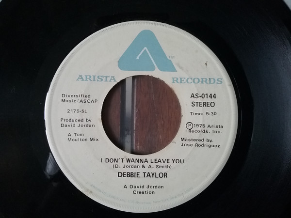 Debbie Taylor - I Don't Wanna Leave You | Releases | Discogs