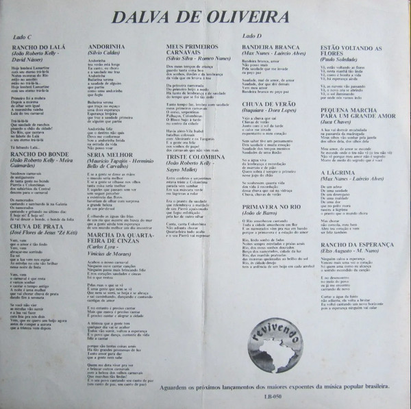 télécharger l'album Dalva De Oliveira - Revivendo Dalva de Oliveira Estrela Saudade