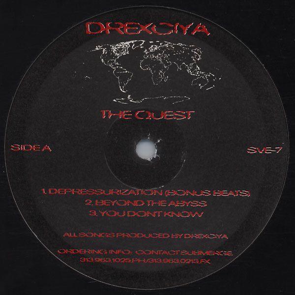 Drexciya – The Quest (1997, Red Font, Vinyl) - Discogs