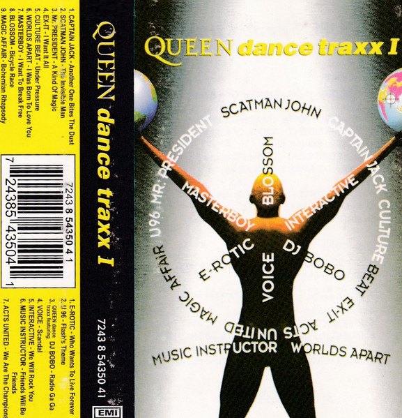 Cd Queen Dance Traxx I - Scatman - Dj Bobo - Mr President +