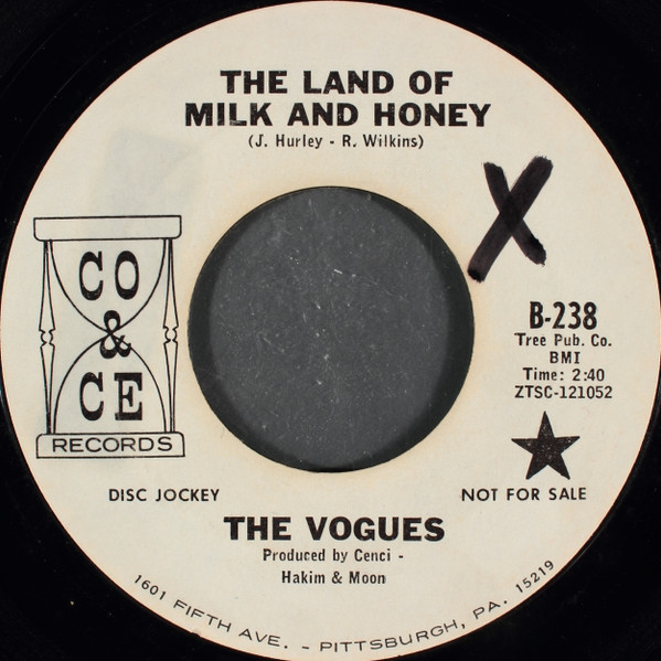 télécharger l'album The Vogues - The Land Of Milk And Honey