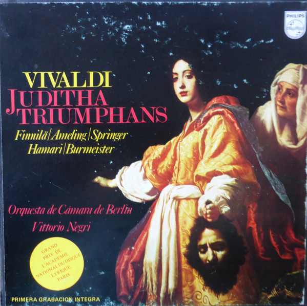 Antonio Vivaldi – Juditha Triumphans (1991, ADD, CD) - Discogs