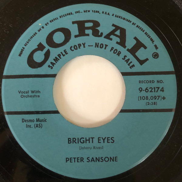 descargar álbum Peter Sansone - Janice Bright Eyes