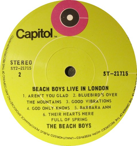 The Beach Boys – Beach Boys '69: The Beach Boys Live In London