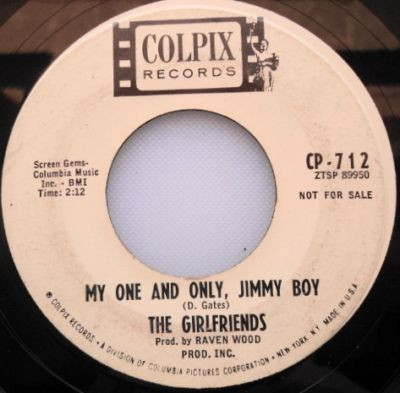 The Girlfriends – My One And Only Jimmy Boy (1963, Vinyl) - Discogs