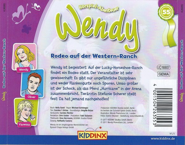 ladda ner album Nelly Sand - Wendy 55 Rodeo Auf Der Western Ranch