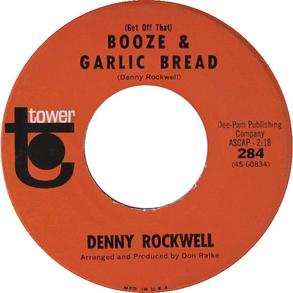 descargar álbum Denny Rockwell - Get Off That Booze Garlic Bread