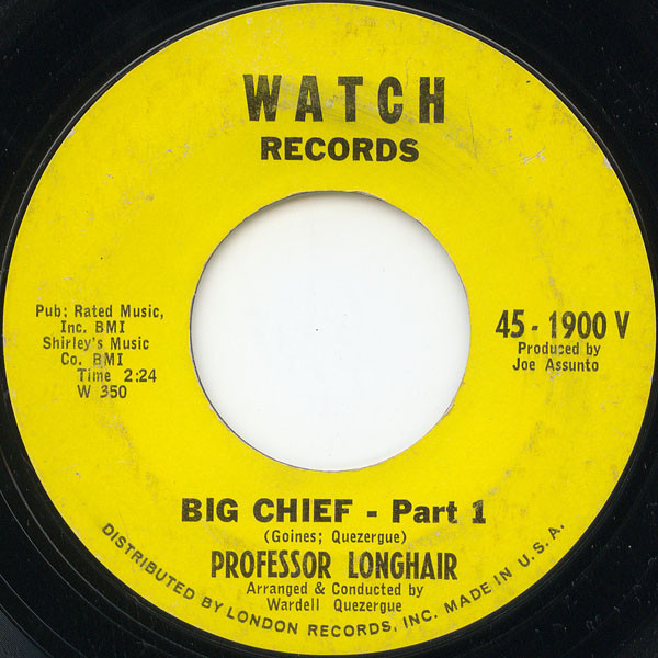 Professor Longhair – Big Chief (1964, Vinyl) - Discogs