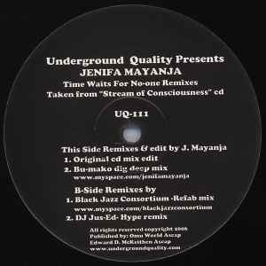 Time Waits For No-one Remixes - Jenifa Mayanja