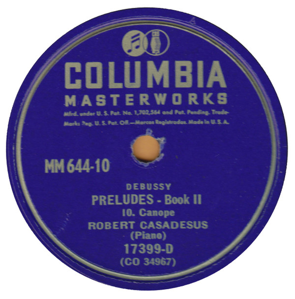 descargar álbum Robert Casadesus - Debussy Preludes Book II Debussy