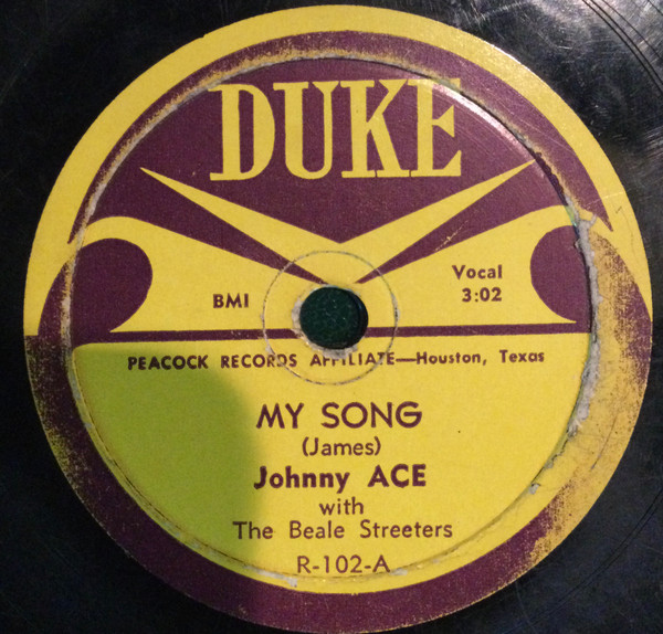 Johnny Ace With The Beale Streeters – My Song / Follow The Rule (1952, Shellac) - Discogs