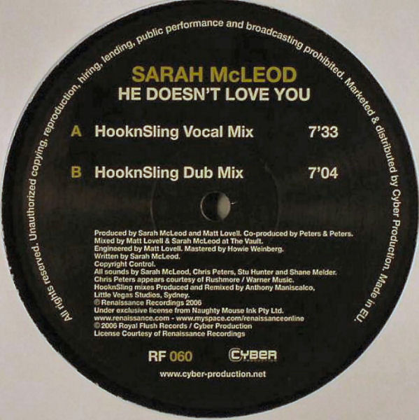 baixar álbum Sarah McLeod - He Doesnt Love You