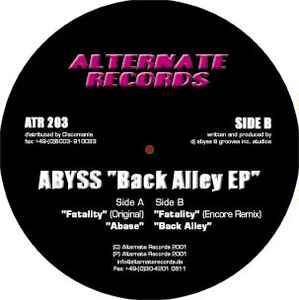 Abyss (3) - Back Alley EP Album-Cover
