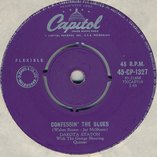 descargar álbum Dakota Staton - Confessin The Blues Im Left With The Blues In My Heart