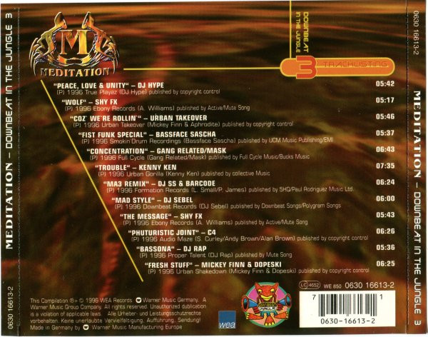 last ned album Various - Meditation Downbeat In The Jungle 3