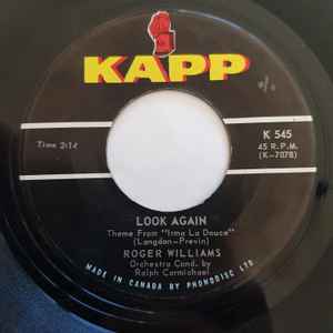 Roger Williams & His Orchestra - Danke Schoen / Look Again album cover