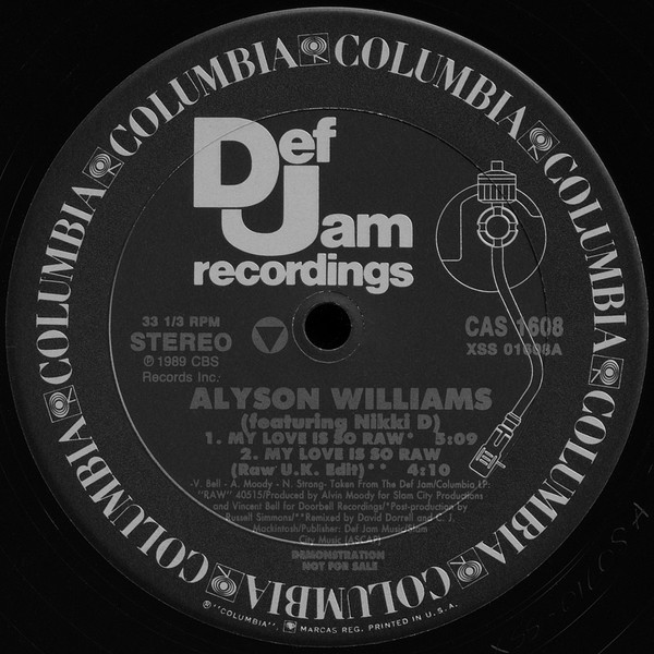 Alyson Williams – My Love Is So Raw (The Love Mix) (1989