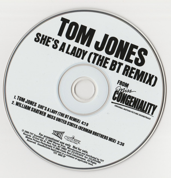baixar álbum Tom Jones - Shes A Lady The BT Remix