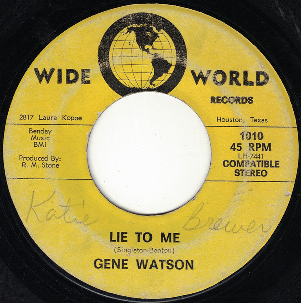 Album herunterladen Gene Watson - I Feel A Sin Coming On Lie To Me
