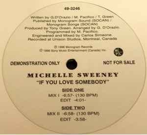 Michelle Sweeney - If You Love Somebody album cover