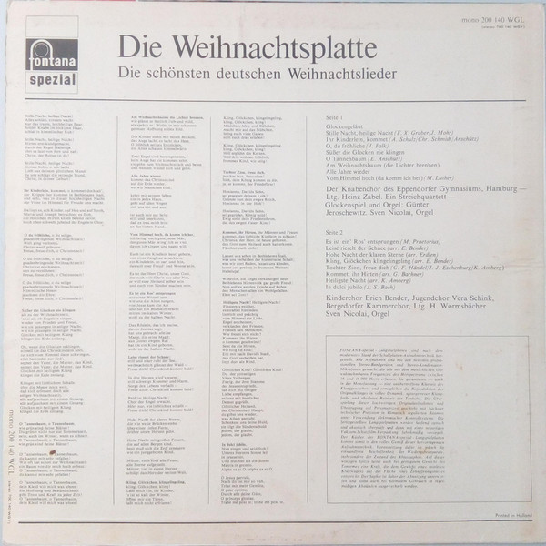 Album herunterladen Various - Die Weihnachtsplatte Die Schönsten Deutschen Weihnachtslieder