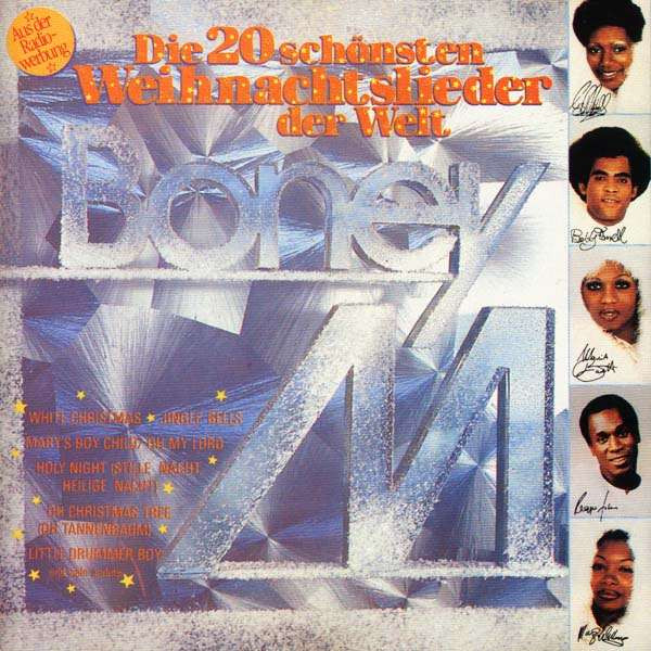 Обложка конверта виниловой пластинки Boney M. - Die 20 Schönsten Weihnachtslieder Der Welt