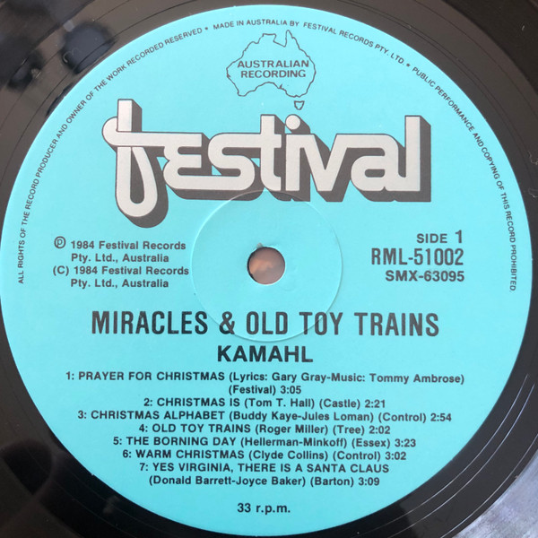 descargar álbum Kamahl - Miracles And Old Toy Trains