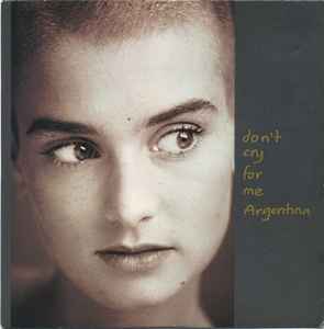 Sinéad O'Connor - Don't Cry For Me Argentina album cover