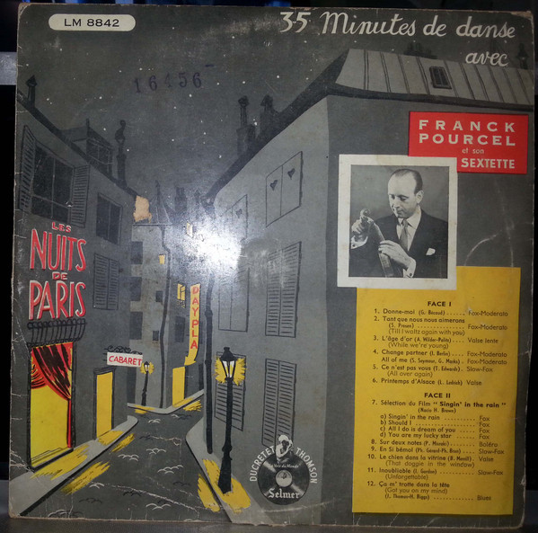 lataa albumi Franck Pourcel Et Son Sextette - 35 Minutes De Danse Avec Franck Pourcel Et Son Sextette