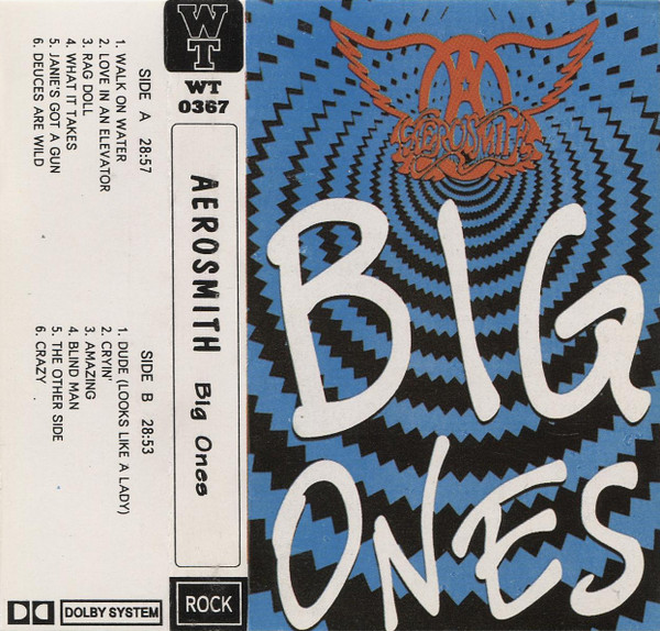 ⑤ Aerosmith「Big Ones」カセットテープ Cassette-