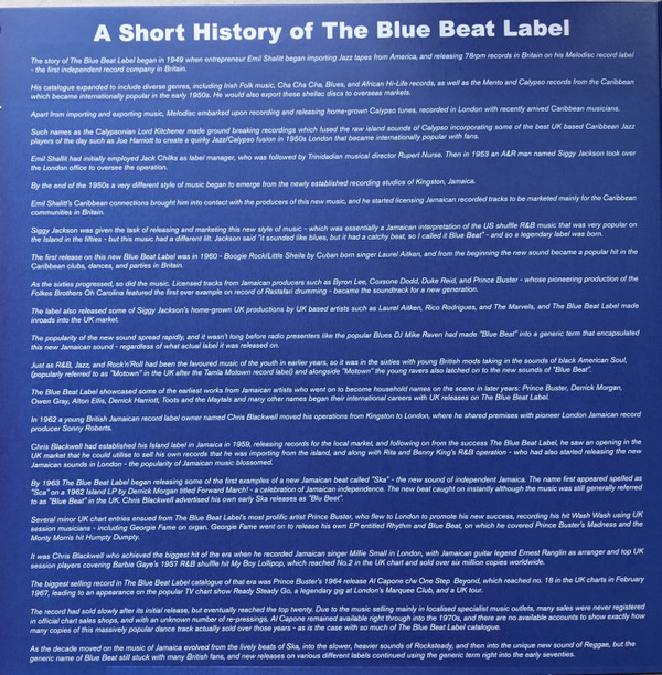 Various - Blue Beat Is Back In Town - The Sixty Year Celebration Album 1960 - 2020 | Blue Beat (BB20206002) - 2