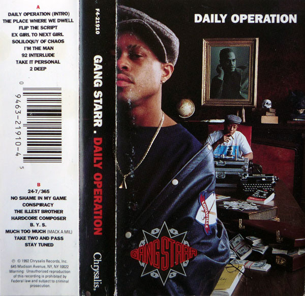 Gang Starr – Daily Operation (1992, Dolby HX Pro, B NR, Cassette 